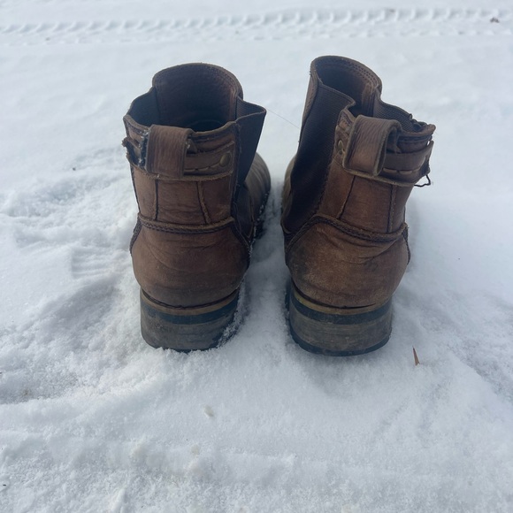 Rustic Brown Men's Boots - Picture 5 of 7